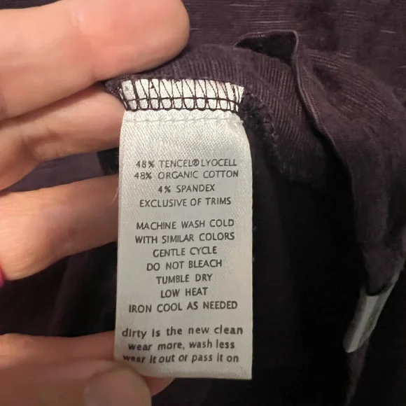 🦋HP!🦋Horny Toad | Purple Loose Neck Super Soft Long Sleeve - Picture 5 of 6